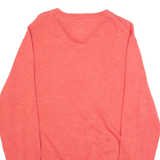 TOMMY HILFIGER Mens Jumper Pink Tight Knit L