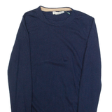 HOBBS LONDON Womens Jumper Blue Tight Knit Wool M