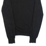 O'NEILL Mens Jumper Black V-Neck Tight Knit XS