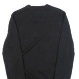 O'NEILL Mens Jumper Black V-Neck Tight Knit XS