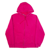 CHAMPION Womens Pink Hoodie Full Zip 2XL