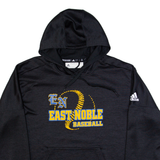 ADIDAS East Nobel Basketball Mens Black Hoodie USA L