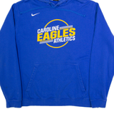 NIKE Caroline Eagles Athletics Mens Blue Hoodie USA XL