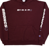 CHAMPION Riders University Mens Maroon Hoodie USA XL