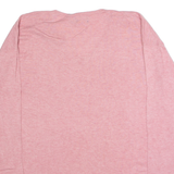 POLO RALPH LAUREN Womens Jumper Red V-Neck Tight Knit XL
