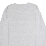 NAUTICA Mens Jumper Grey V-Neck Tight Knit M