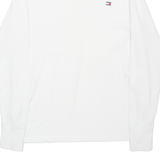 TOMMY HILFIGER Sleepwear Mens T-Shirt White Long Sleeve M