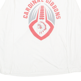 ADIDAS Carolina Gibbons Mens T-Shirt White Long Sleeve USA L
