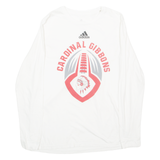 ADIDAS Carolina Gibbons Mens T-Shirt White Long Sleeve USA L