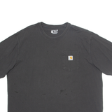 CARHARTT Loose Fit Mens T-Shirt Black 2XL