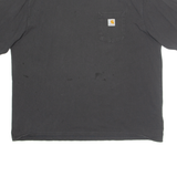 CARHARTT Loose Fit Mens T-Shirt Black 2XL