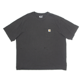 CARHARTT Loose Fit Mens T-Shirt Black 2XL