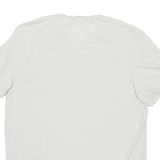 CALVIN KLEIN Womens T-Shirt Grey V-Neck L