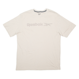 REEBOK Mens T-Shirt Green L