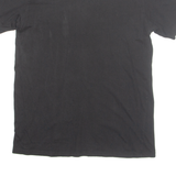 CALVIN KLEIN Womens T-Shirt Black V-Neck M