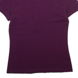 LACOSTE Womens Polo Shirt Purple S