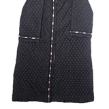 ST MICHAEL Womens Quilted Jacket Black Nylon Diamond M