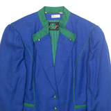 PERRY Womens Blazer Jacket Blue M