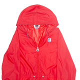 SPORTSWEAR Mens Rain Jacket Red Hooded XL