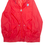 SPORTSWEAR Mens Rain Jacket Red Hooded XL