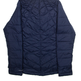 COLUMBIA Womens Puffer Coat Blue Hooded L