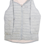 REEBOK Womens Jacket Grey Hooded L