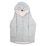 REEBOK Womens Jacket Grey Hooded L