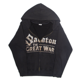 Mens Jacket Black Hooded S