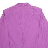 Womens Blazer Jacket Purple M