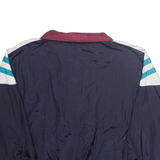 LETS JET Mens Sherpa Lined Denim Jacket Blue Nylon XL