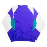 SPORTS Mens Shell Jacket White Nylon 2XL