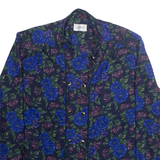 EASTEX Womens Jacket Blue Floral M