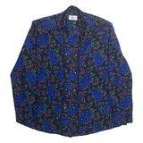 EASTEX Womens Jacket Blue Floral M