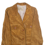 VERA PELLE Mens Chore Jacket Brown S