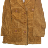 VERA PELLE Mens Chore Jacket Brown S