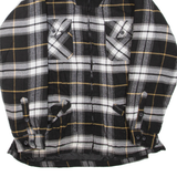 WORKER Mens Lumberjack Jacket Black Check M