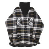 WORKER Mens Lumberjack Jacket Black Check M