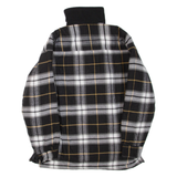 WORKER Mens Lumberjack Jacket Black Check M