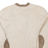 Womens Jacket Beige Linen L