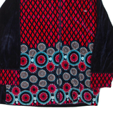 Mens Jacket Red Geometric L