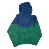 REEBOK Mens Anorak Jacket Green Hooded L