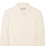 WALLIS Womens Jacket Beige Wool L