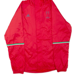 ADIDAS 2017 UEFA Champions League Final Mens Rain Jacket Red Hooded L