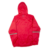 ADIDAS 2017 UEFA Champions League Final Mens Rain Jacket Red Hooded L