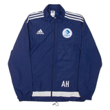 ADIDAS Mens Track Jacket Blue L