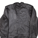 Womens Jacket Black Leather 2XL