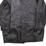 Womens Jacket Black Leather 2XL
