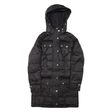 BARBOUR Womens Jacket Black Hooded UK 8