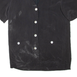 THE LEGEND Womens Top Black V-Neck L