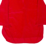 SEVENTY Womens Blouse Red V-Neck 3/4 Sleeve S